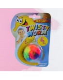 магическо червейче twisty worm играчка в ръка